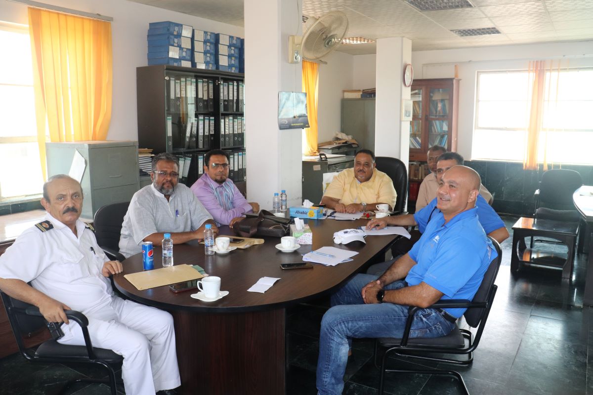 UNODC team makes an assessment visit to the port of Aden